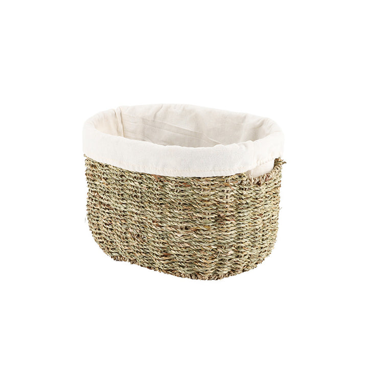 Handwoven Seagrass Storage Basket Kalsten
