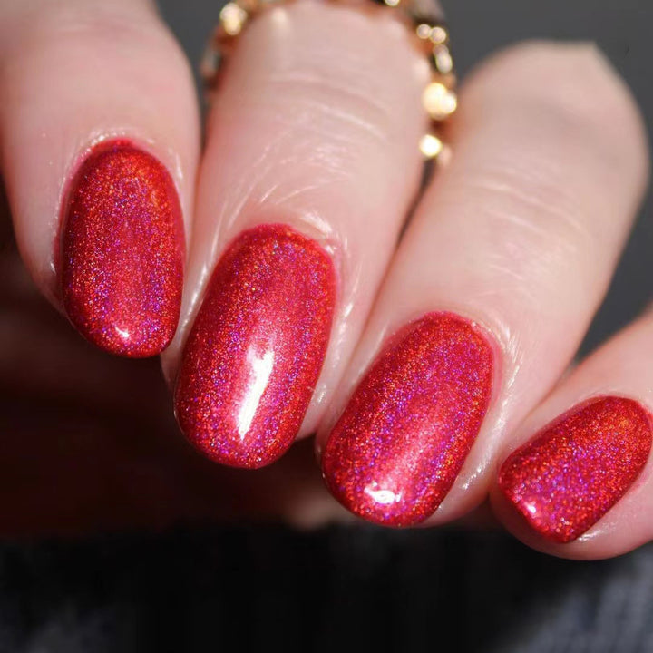 Glittery Press-On Toenail Set Kalsten