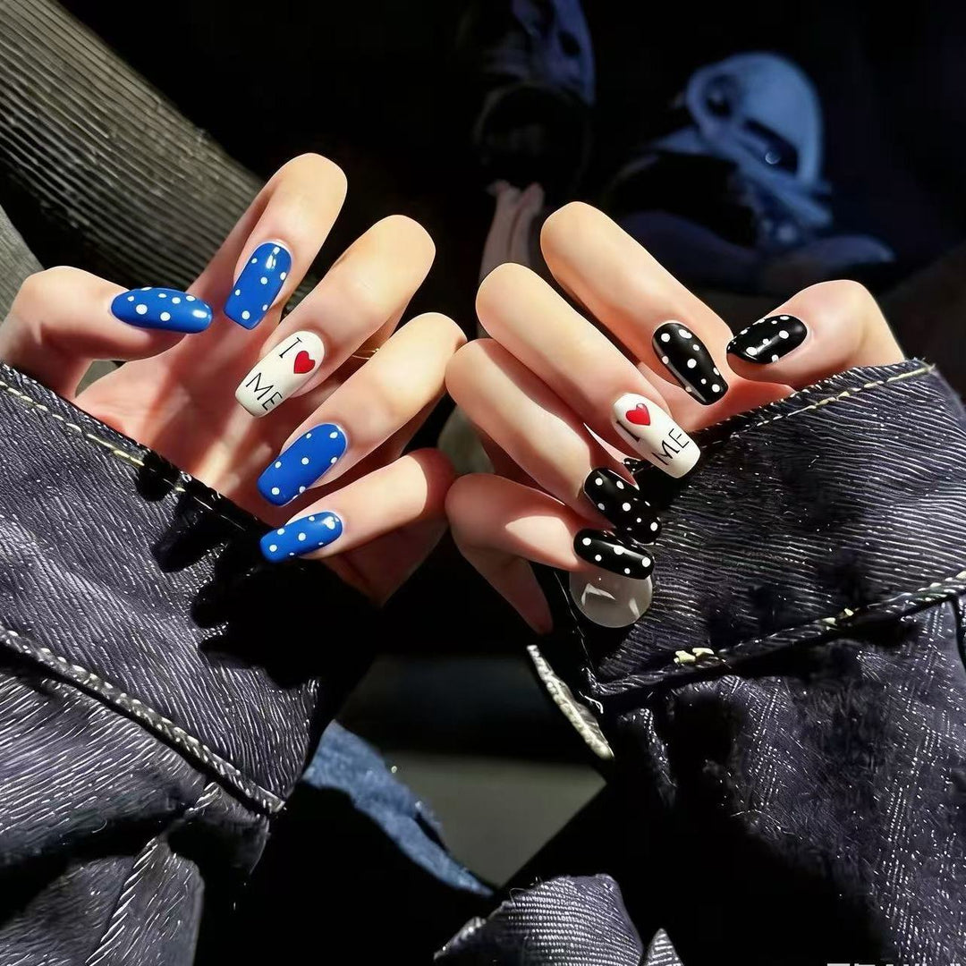 Whimsical Bear-Themed Press-On Nail Art Kit Kalsten