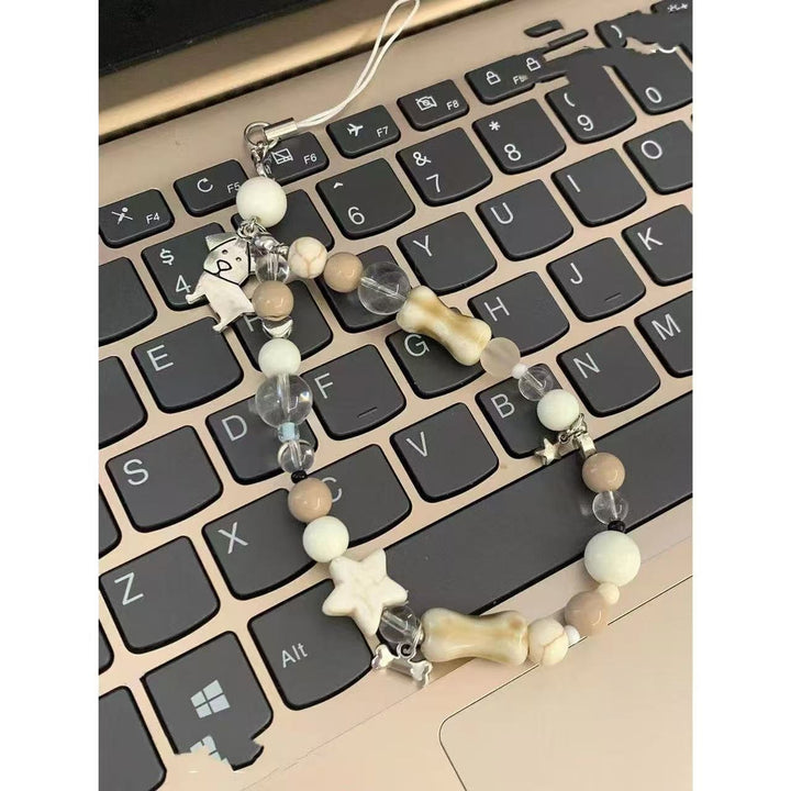 Decorative Beaded Dog Charm Bracelet Kalsten