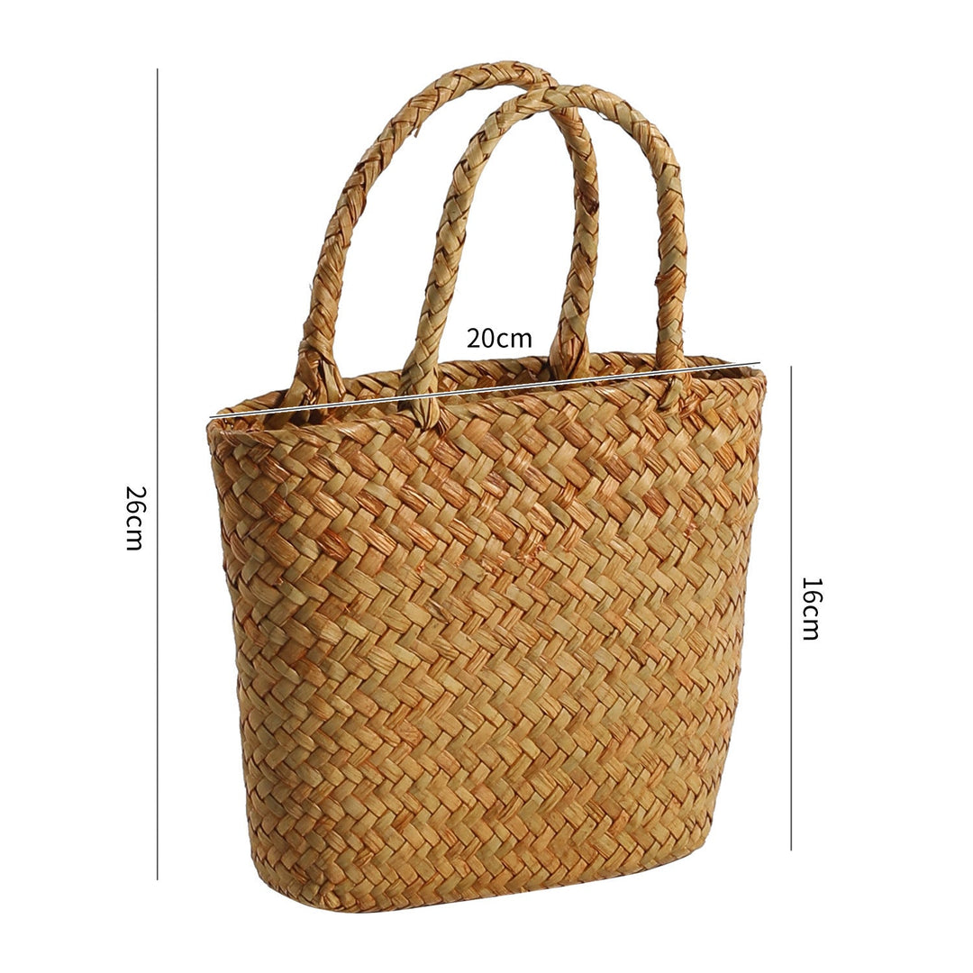 Handcrafted Woven Shopping Tote Kalsten