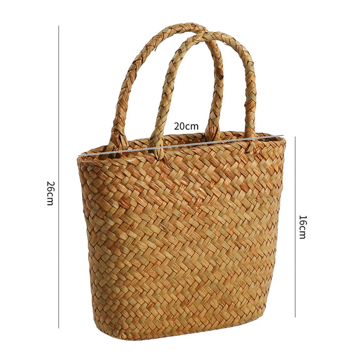 Handcrafted Woven Shopping Tote Kalsten
