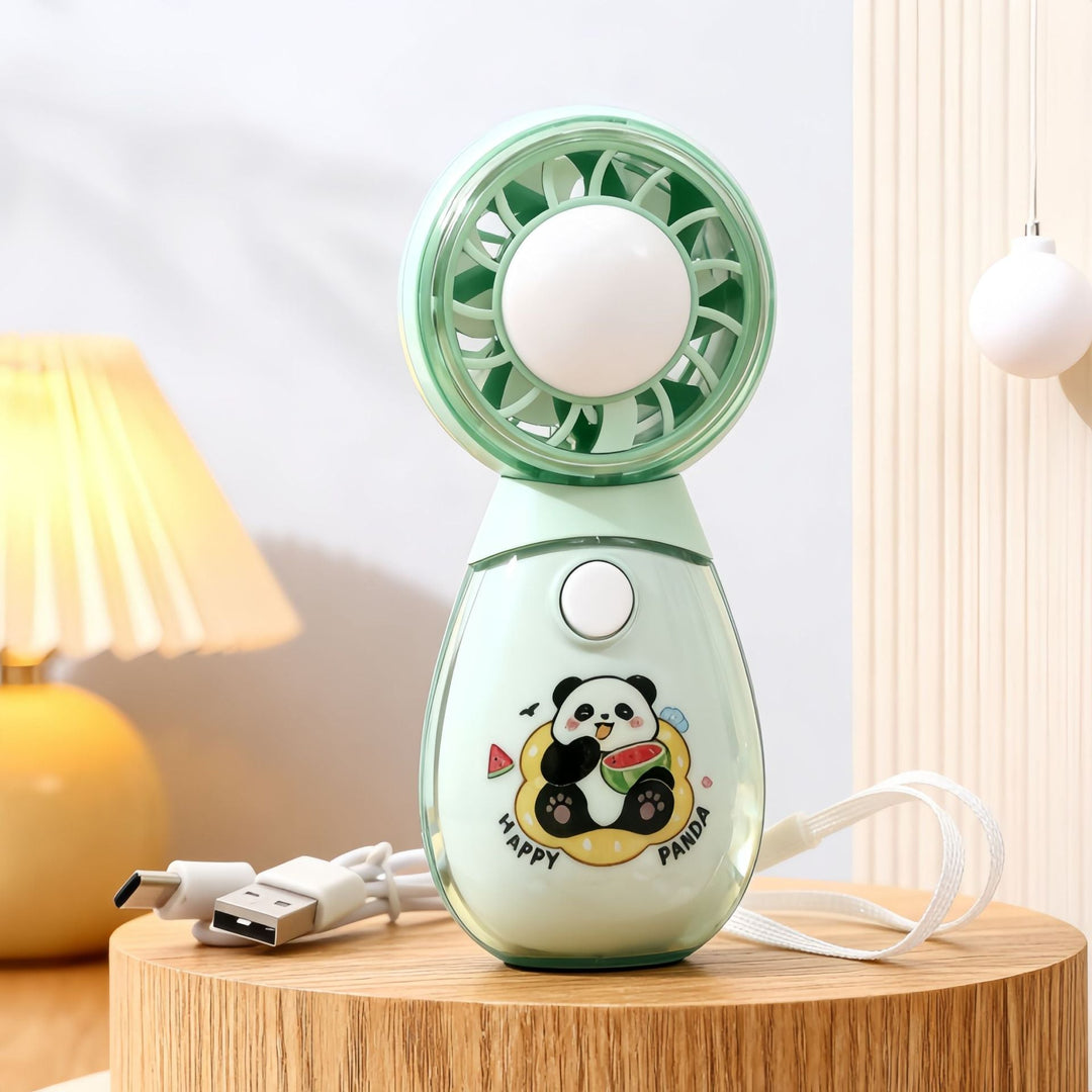 Women Portable Hand Fan with Unique Cat Design Kalsten