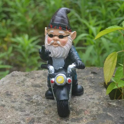 Garden figure in motorcycle look Kalsten