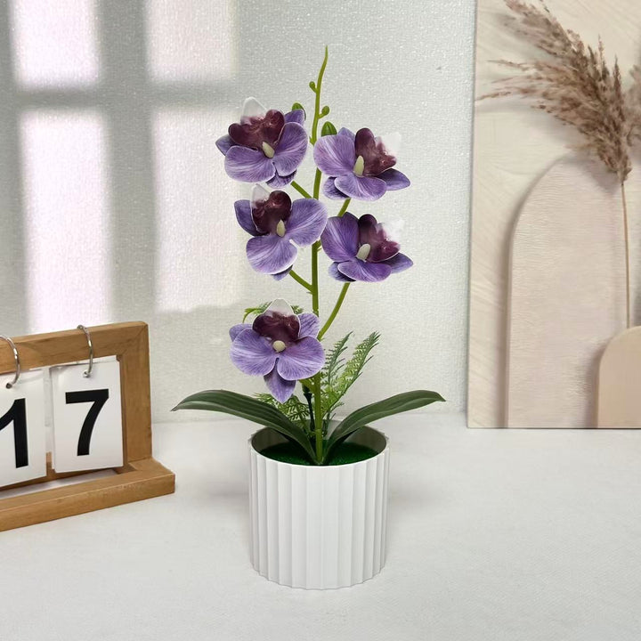 Faux Orchid Arrangement for Indoor Home Decor