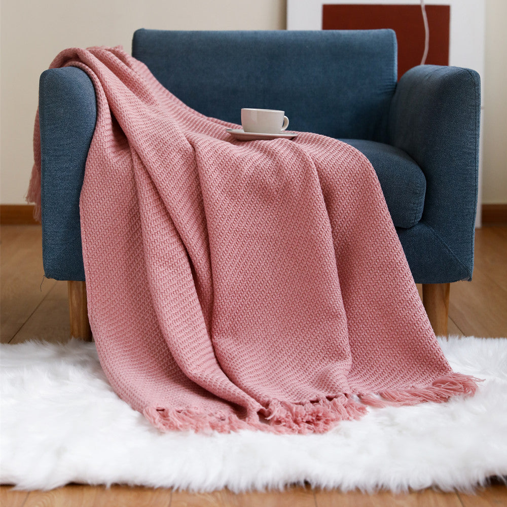 Premium Textured Throw Blanket