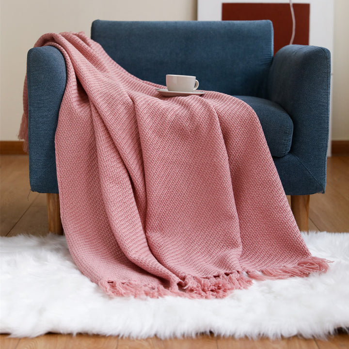 Premium Textured Throw Blanket