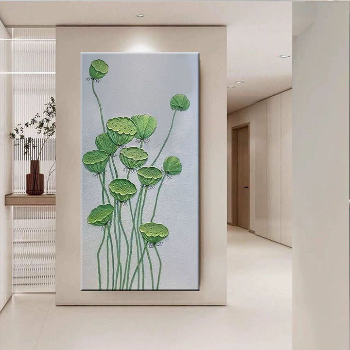 Elegant Botanical Relief Wall Art