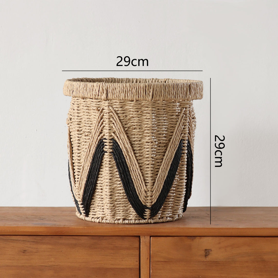 Handbag made of braided natural material Kalsten