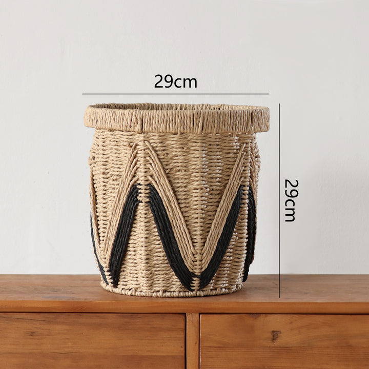 Handbag made of braided natural material Kalsten