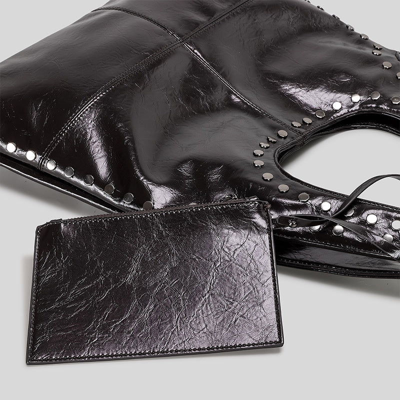 Sleek Multi-Pocket Tote Bag