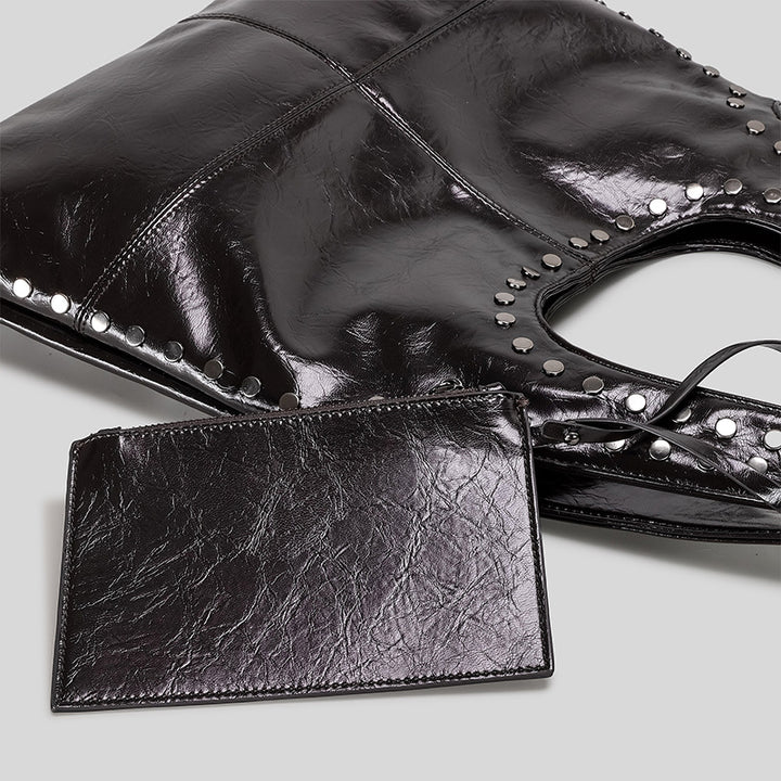 Sleek Multi-Pocket Tote Bag