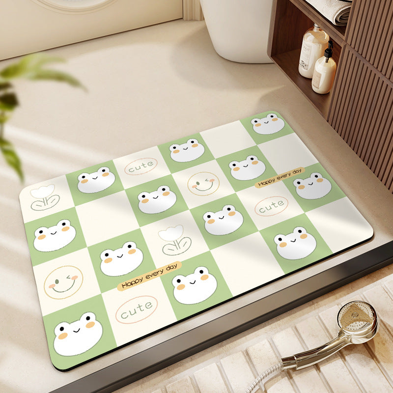 Modern Artistic Bath Mat Kalsten