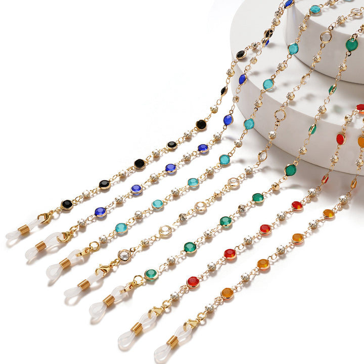 Decorative Crystal Eyewear Chain Kalsten