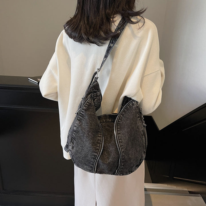 Fashionable Denim Shoulder Bag Kalsten