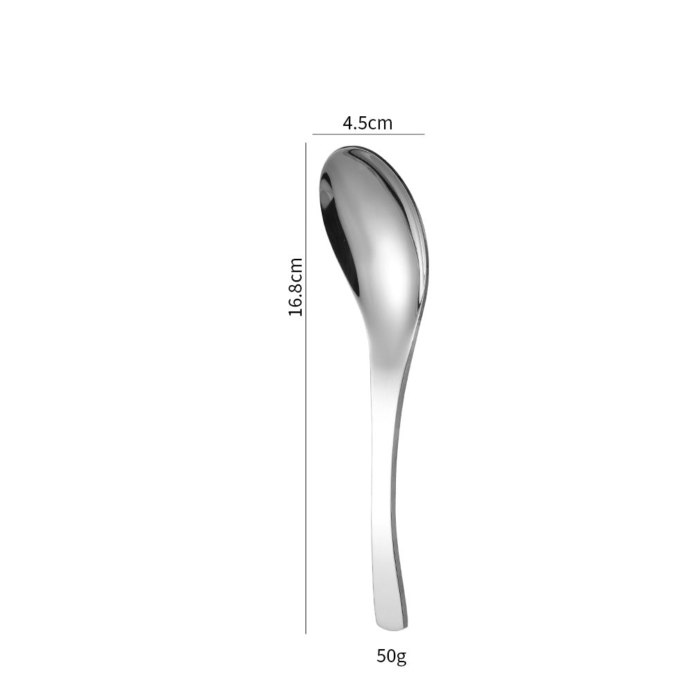 Elegant spoon with ergonomic design and polished surface Kalsten