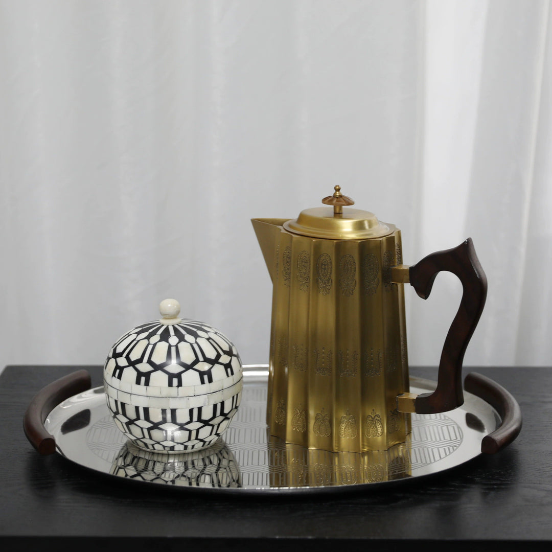 Elegant Brass Candleabra