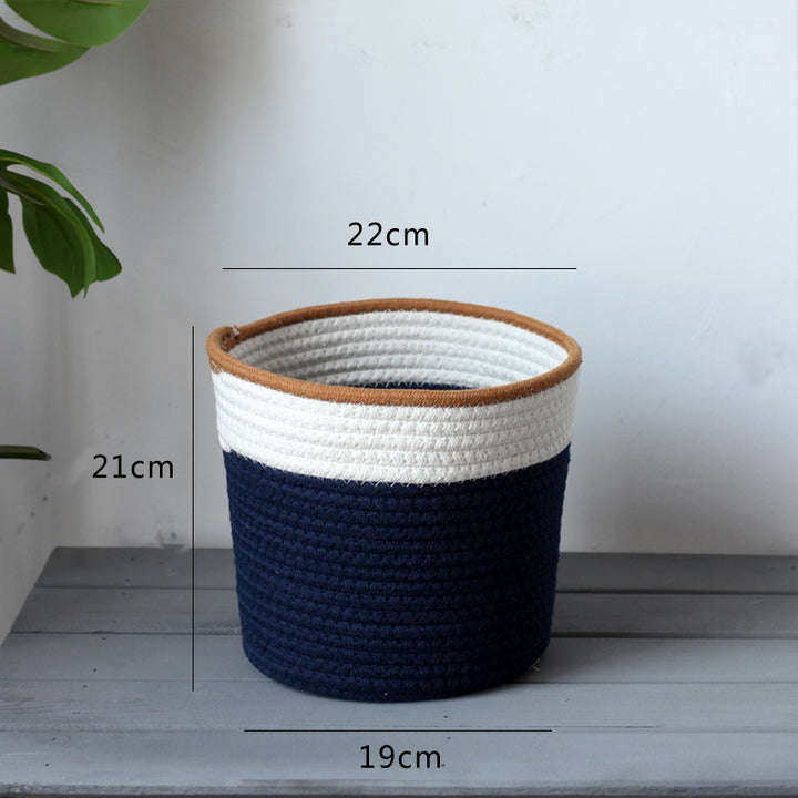 Handcrafted storage basket in modern design Kalsten