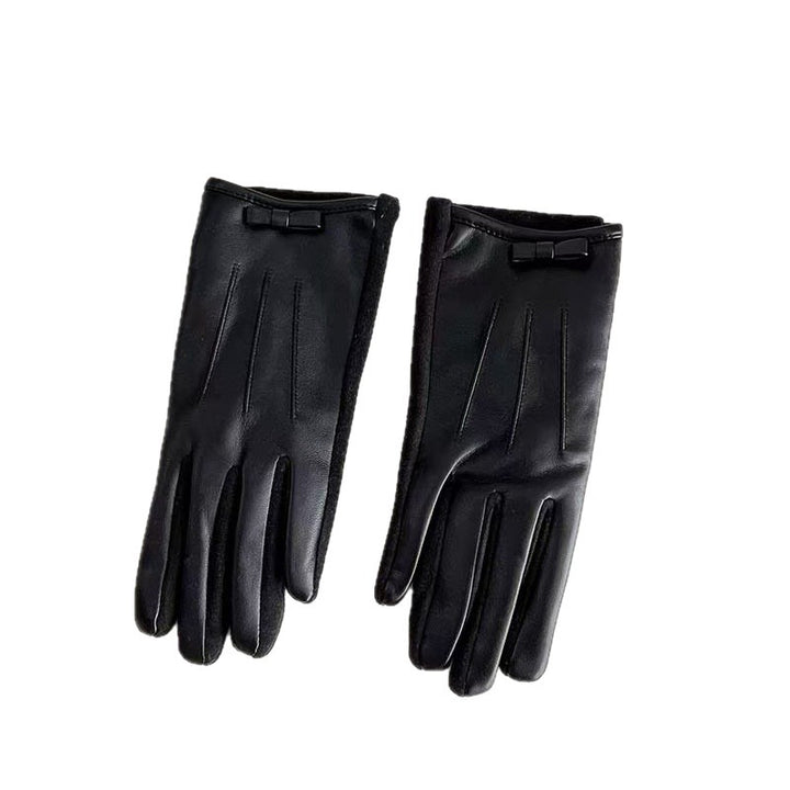 Elegant Leather Touchscreen Gloves Kalsten