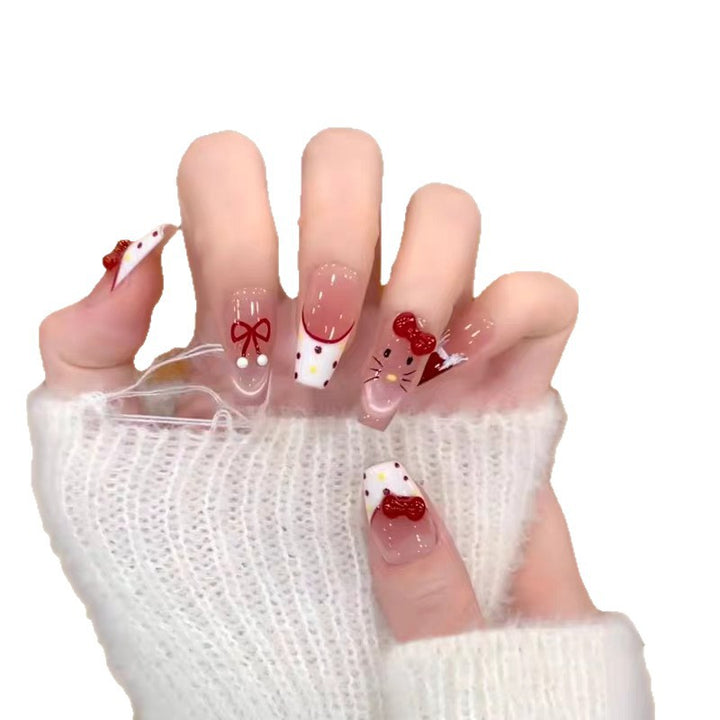 Artificial nails with cute 3D designs Kalsten