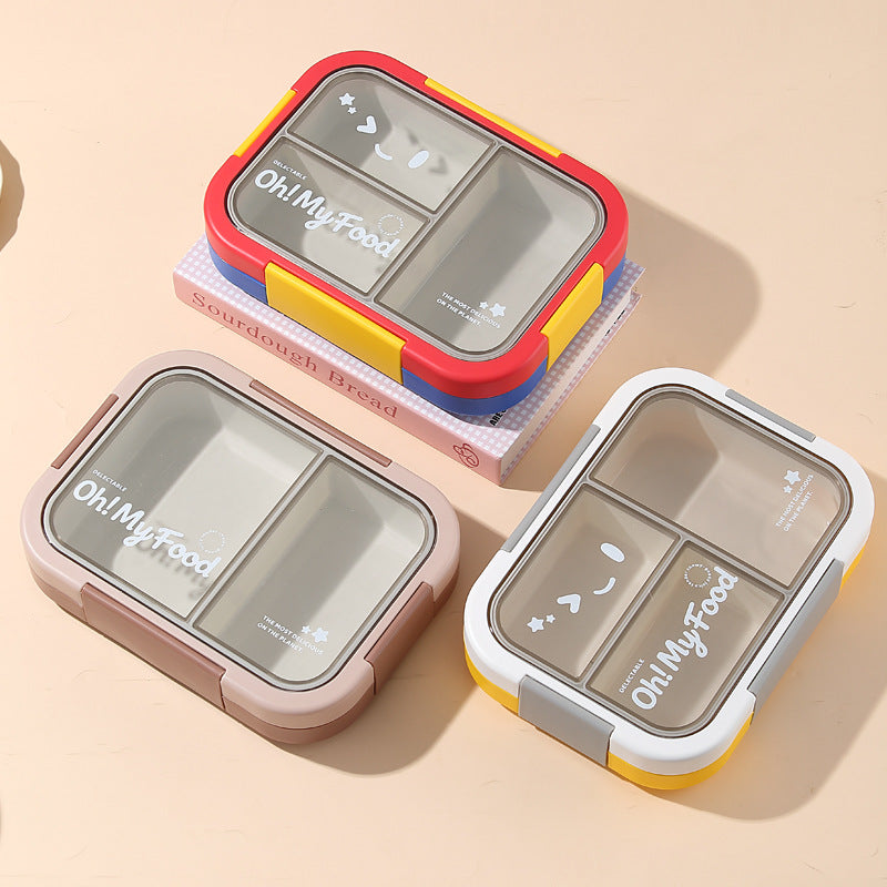 Multi-Compartment Leak-Proof Food Storage Container