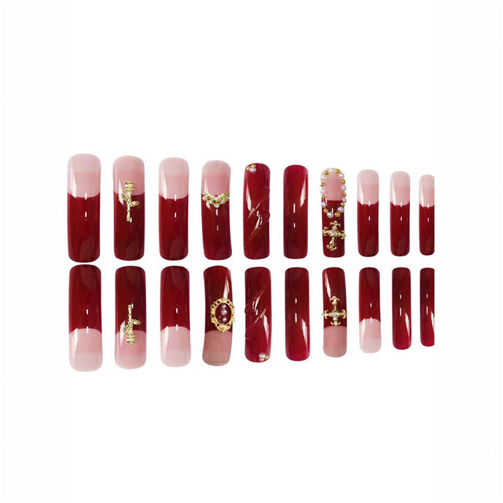 Artistic Decorative Press-On Nails Kalsten