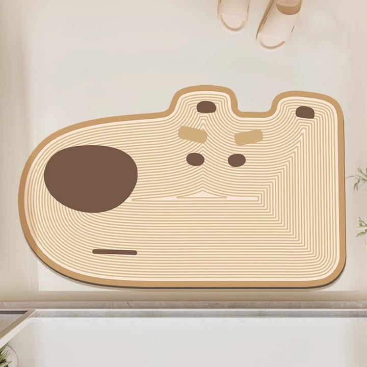 Adorable Frog-Shaped Bath Mat