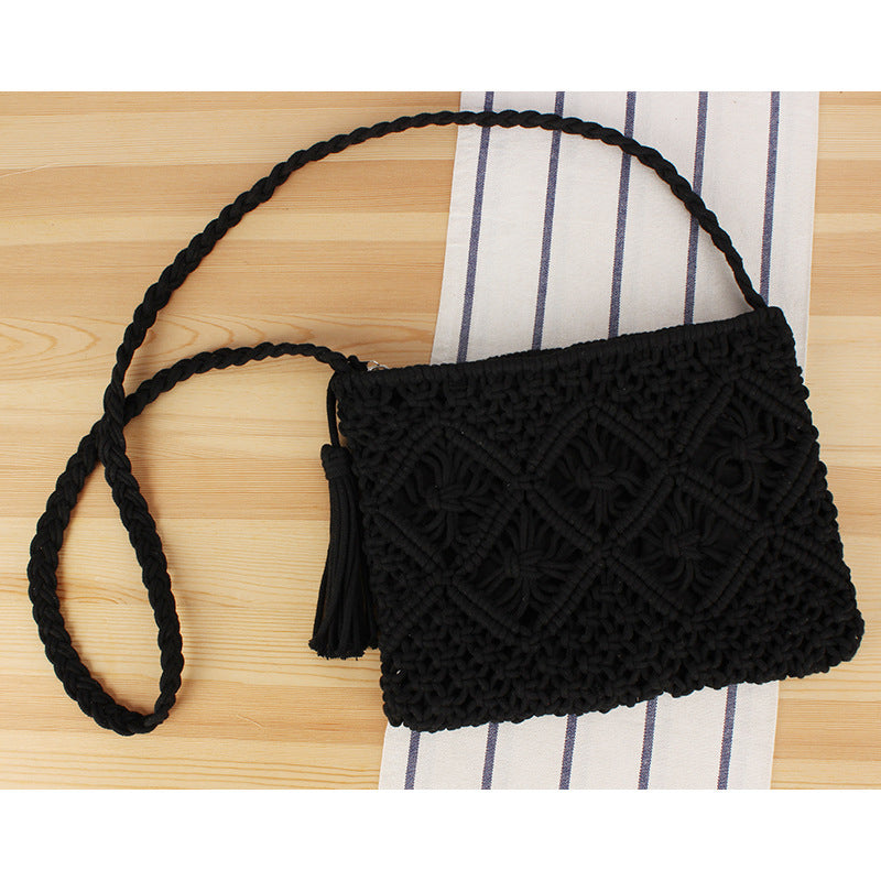 Hand-manipulated Macramé Crossbody Bag Kalsten