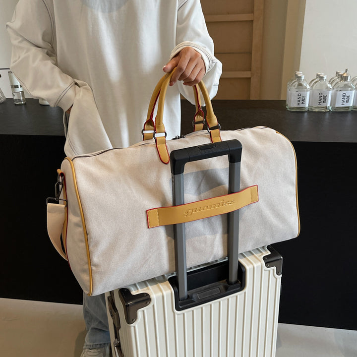 Embroidered Travel Duffel Bag Kalsten