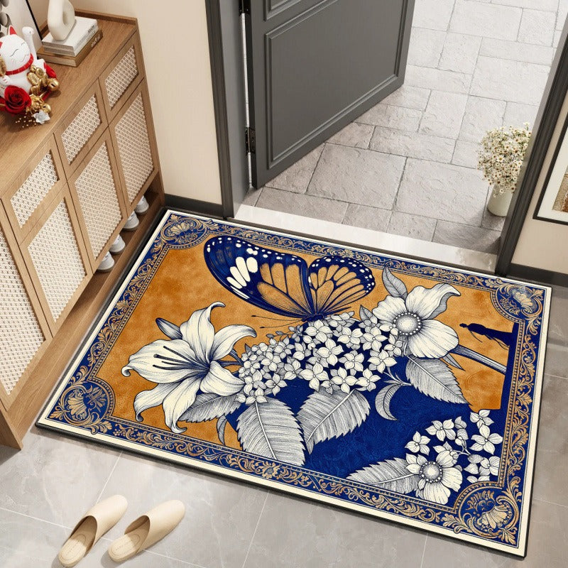 Decorative Flower Welcome Mat
