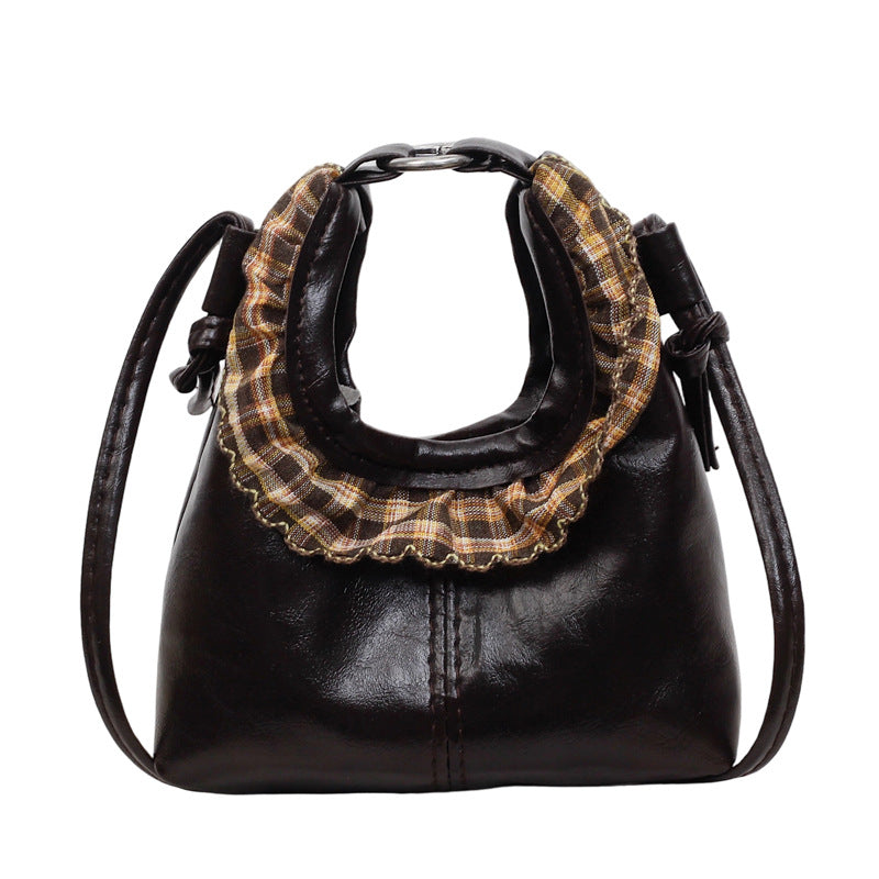 WoStylish Handcrafted Leather Bucket Bag Kalsten