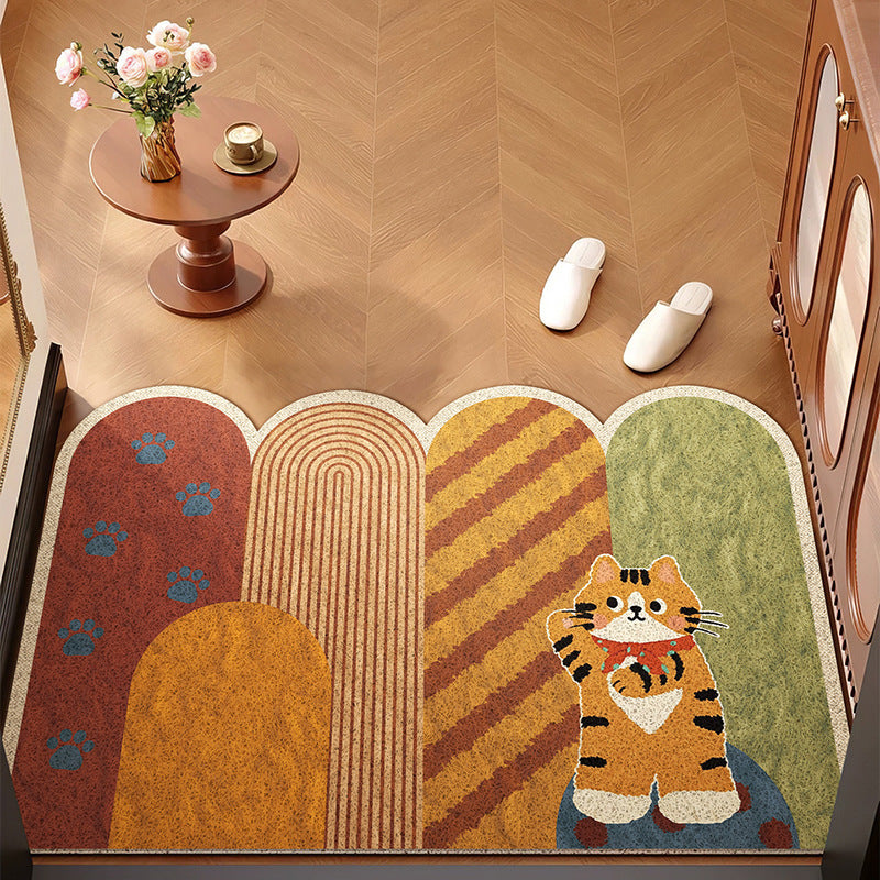 Playful Cat-Themed Area Rug