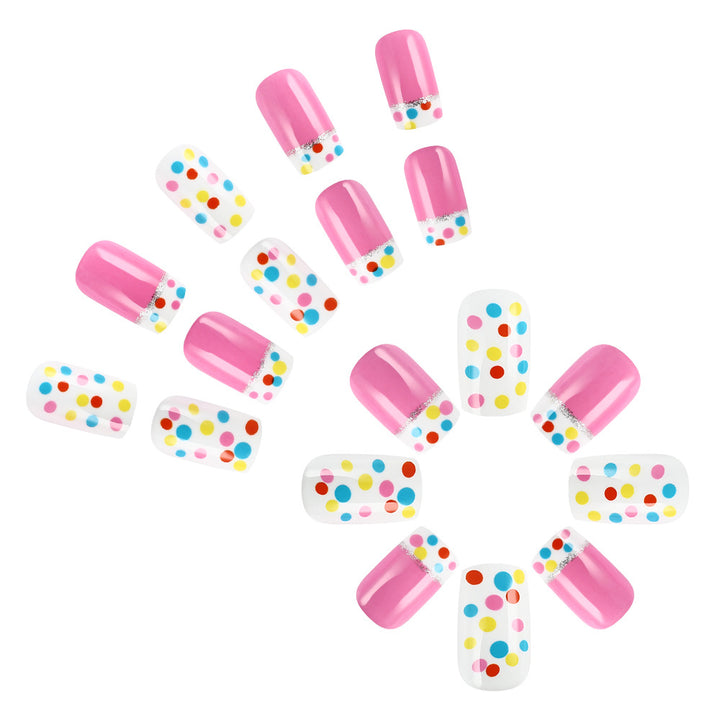 Decorative Dot Pattern Press-On Nails Kalsten