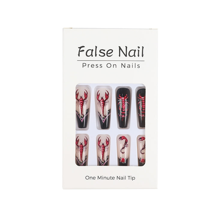 Creative artificial nails in spooky design Kalsten