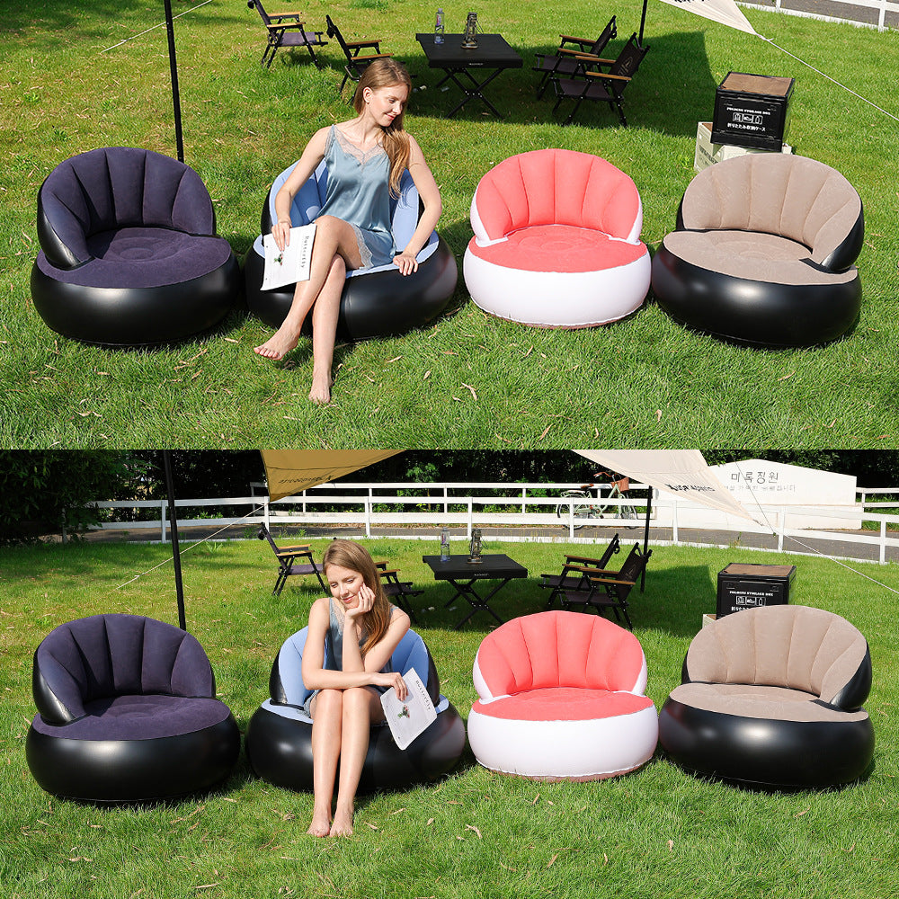 Women's Inflatable Comfort Chair with Soft Surface Structure Kalsten