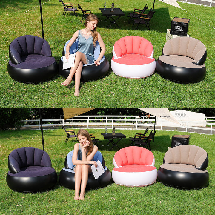 Women's Inflatable Comfort Chair with Soft Surface Structure Kalsten