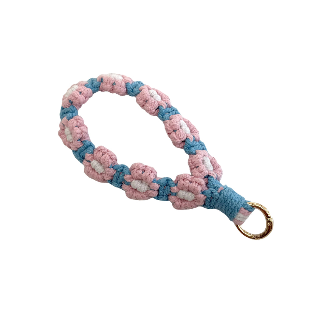 Floral Macrame Keychain Holder Kalsten