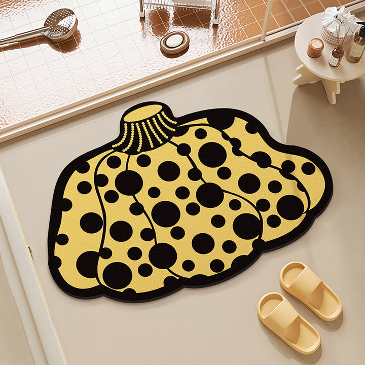Decorative Pumpkin Shaped Area Mat
