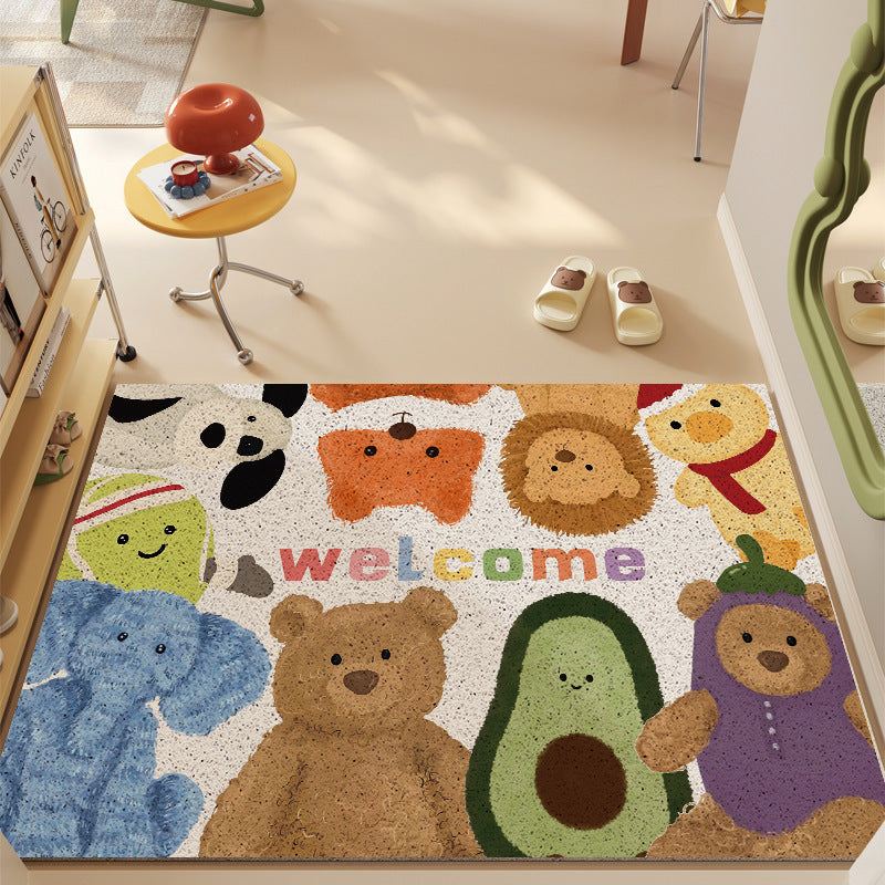 Cute Animal-Themed Welcome Mat