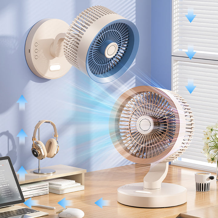 Ladies Portable Table Fan in Modern and Compact Design Kalsten