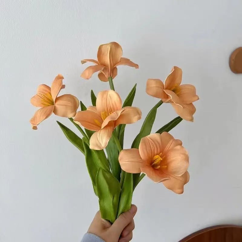 Lifelike Yellow Floral Bouquet