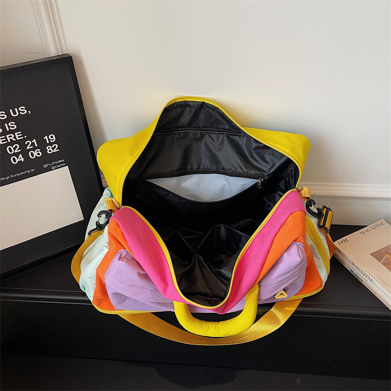 Colorful Multi-Pocket Travel Duffle Bag Kalsten