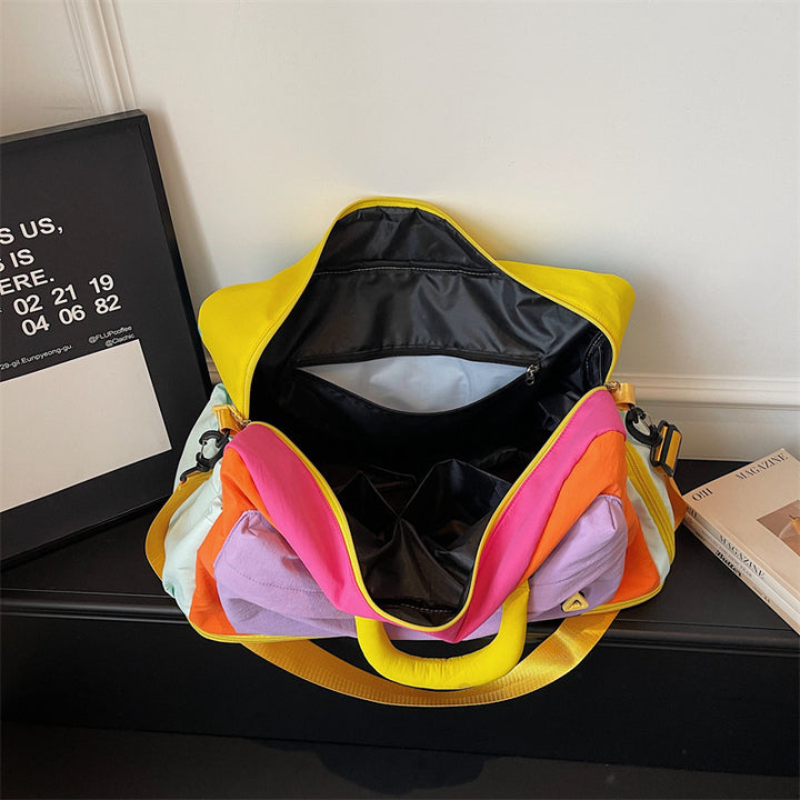 Colorful Multi-Pocket Travel Duffle Bag Kalsten