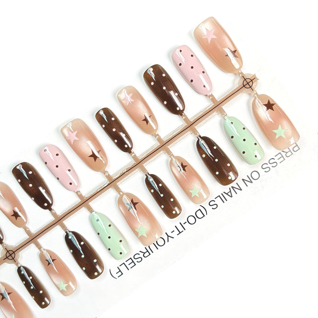 Fashion Press-On Nail Set Kalsten