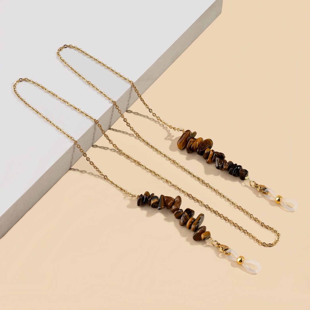 Gem-Accent Eyewear Chain Kalsten