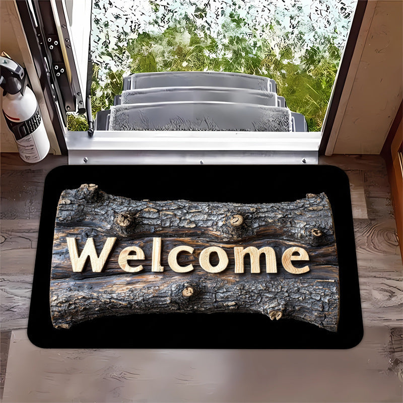 Rustic Welcome Mat