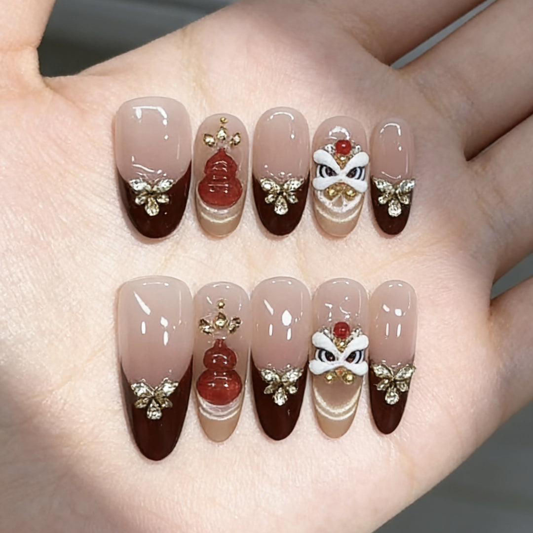 Artistic Themed Press-On Nails Kalsten 1787296084