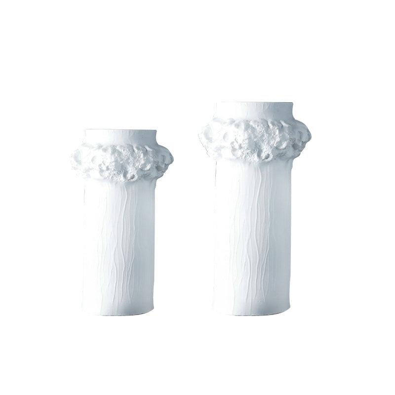 Artisanal Decorative Resin Vase