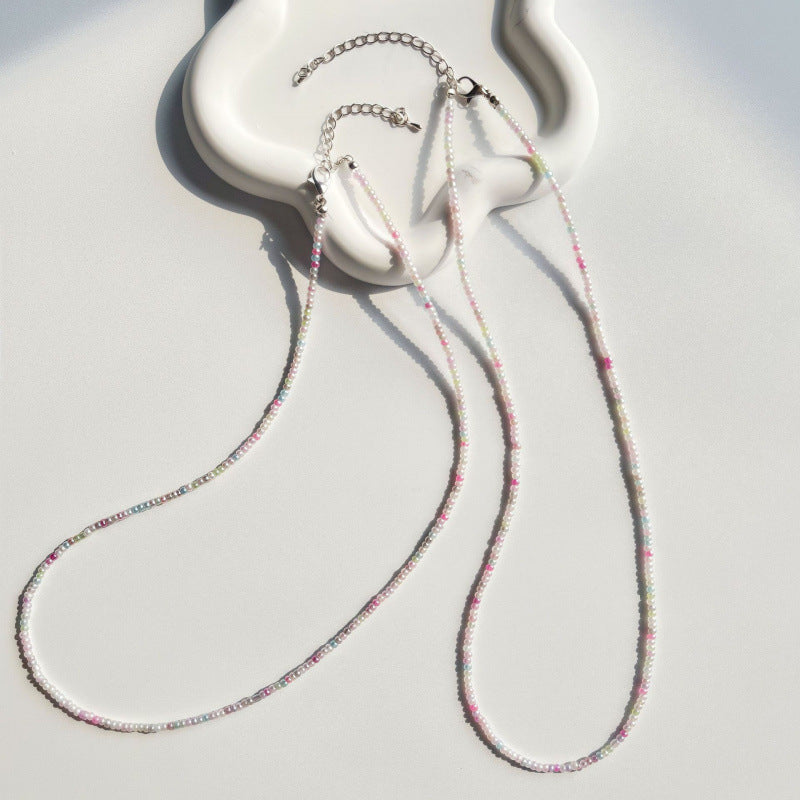 Handcrafted Beaded Choker Necklace Kalsten