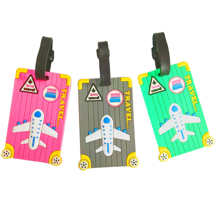 Unisex luggage tag in creative airplane design Kalsten